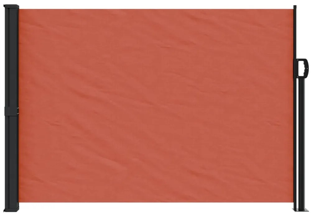 Toldo lateral retrátil 140x500 cm terracota