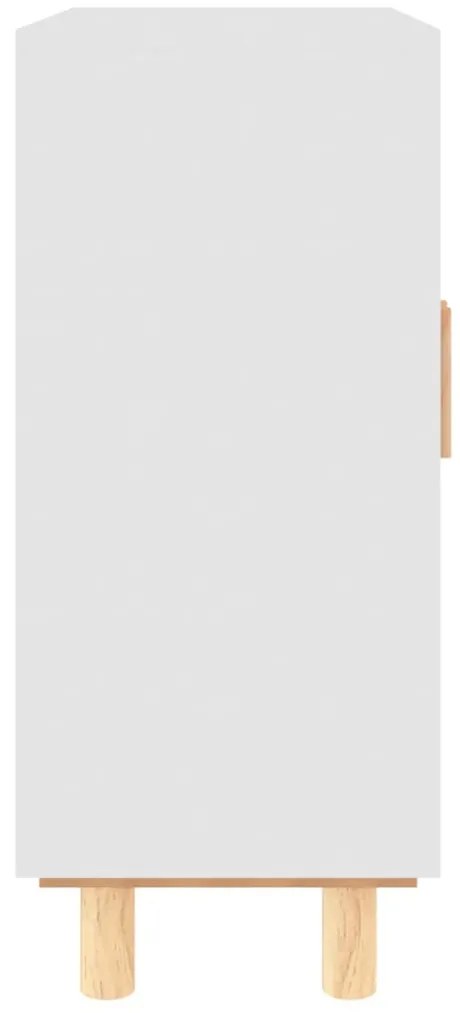 Aparador 60x30x70 cm madeira pinho maciça/vime natural branco