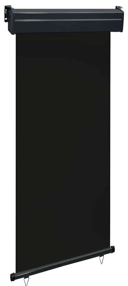 Toldo lateral para varanda 100x250 cm preto