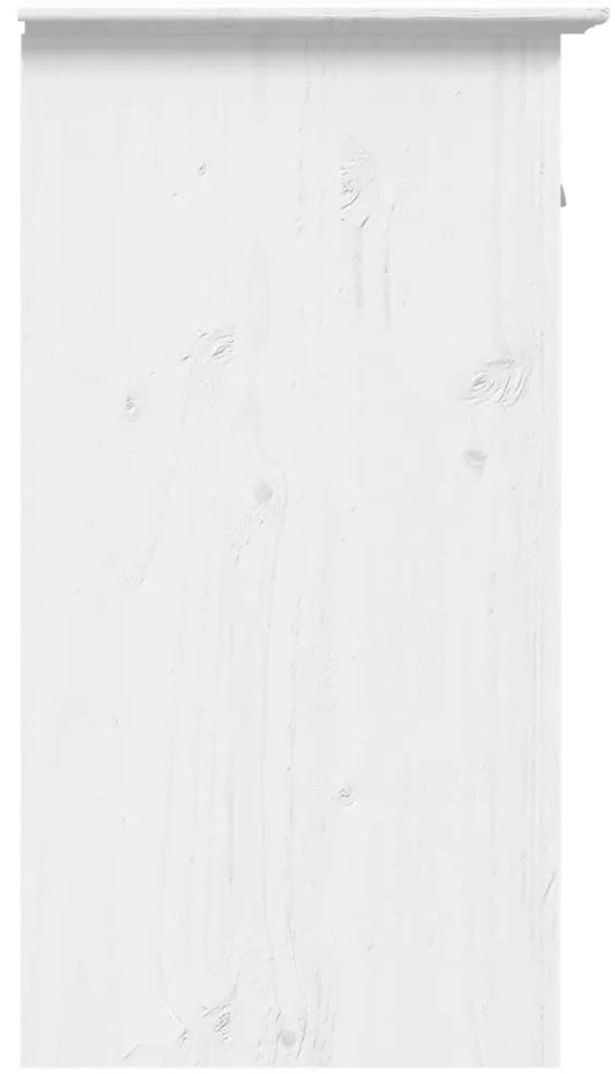 Aparador BODO 115,5x44x80 cm madeira de pinho maciça branco