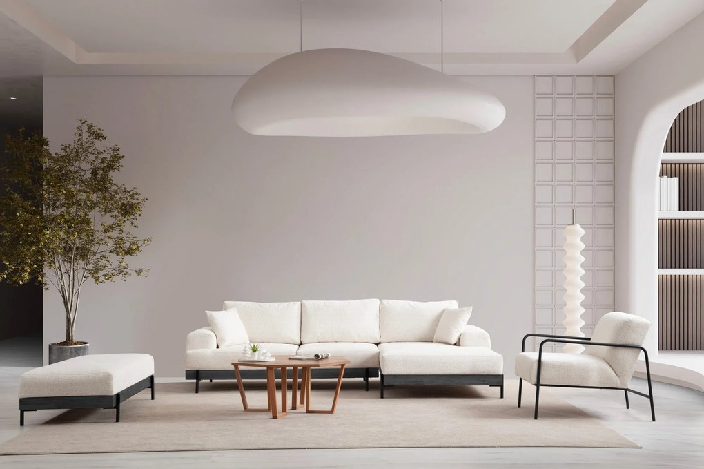 Sofá de Canto Eti – Branco – 280 x 170 cm