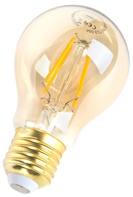 Conjunto de 5 lâmpadas LED E27 reguláveis Goldline 5W 380lm 2200K