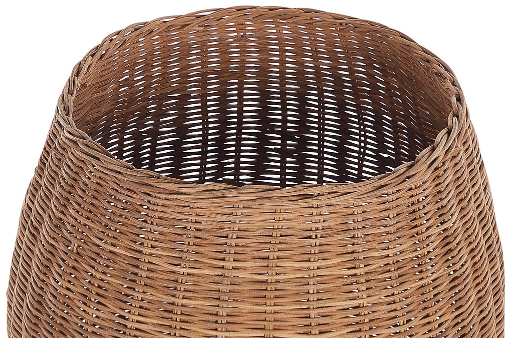 Cesto em forma de pera em rattan cor natural VAGSOY Beliani