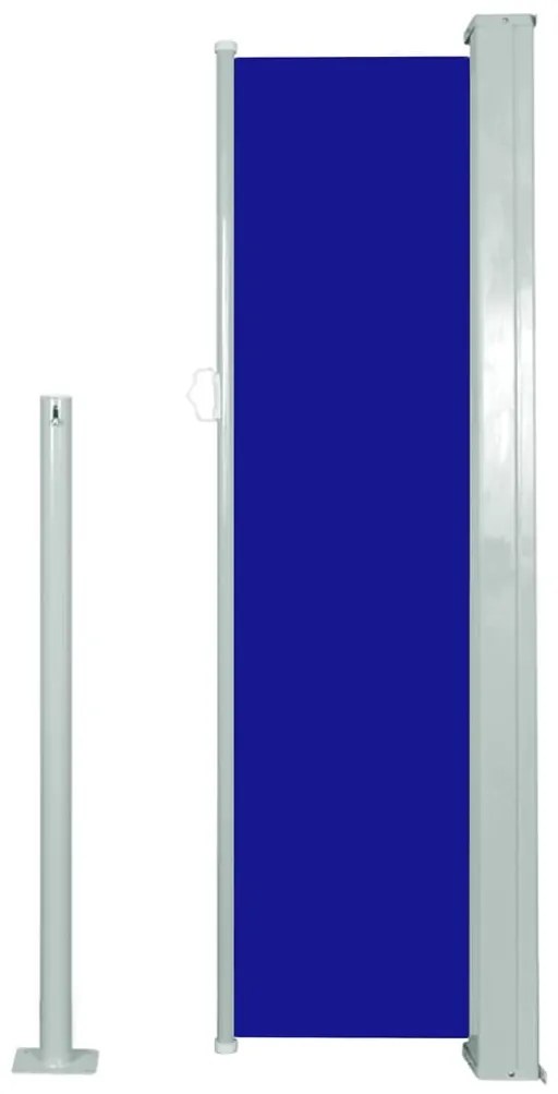 Toldo lateral retrátil 120x300 cm azul