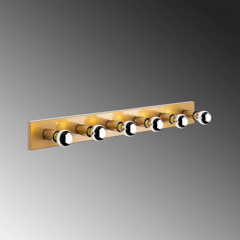 **** Aplique de Parede Mirro – Dourado – 10 x 10 x 91 cm

**