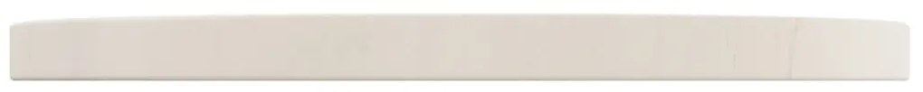 Tampo de mesa pinho maciço Ø40x2,5 cm branco