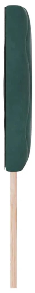 Cabeceira , Design de Blocos de Diamante, Verde Escuro, 144 cm de Velu