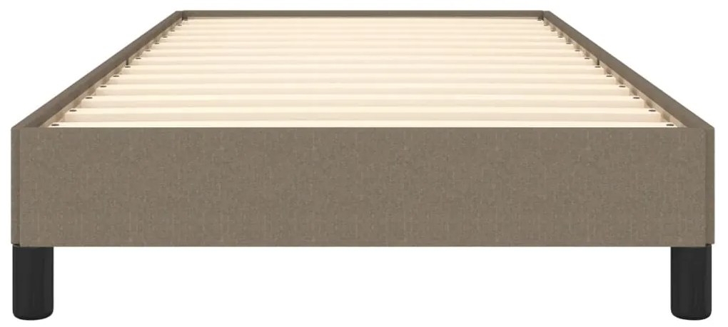 Estrutura de cama sem colchão 80x200 cm tecido cinzento