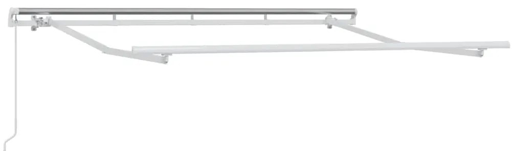Toldo Retrátil Multicolorido e Laranja e Cinza e Azul e Branco