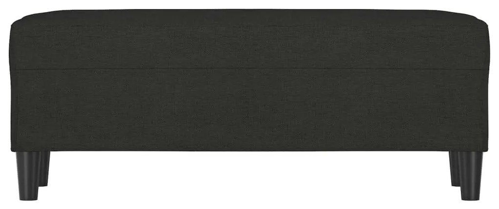 Banco 100x35x41 cm tecido preto