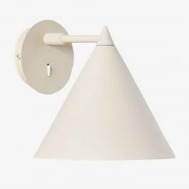Arilda Candeeiro De Parede Em Ferro Beige Creme - Sklum