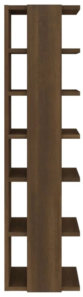 Sapateira 27,5x27x102 cm derivados de madeira carvalho castanho