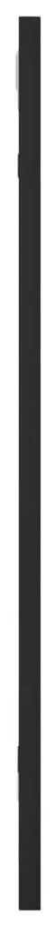 Espelho de parede retangular 30x60 cm ferro preto