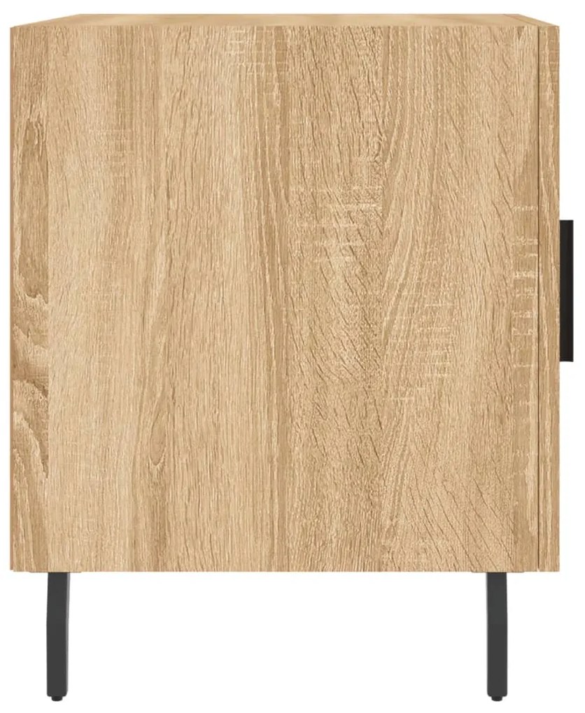 Mesa cabeceira 2pcs 40x40x50cm deriv. madeira carvalho sonoma