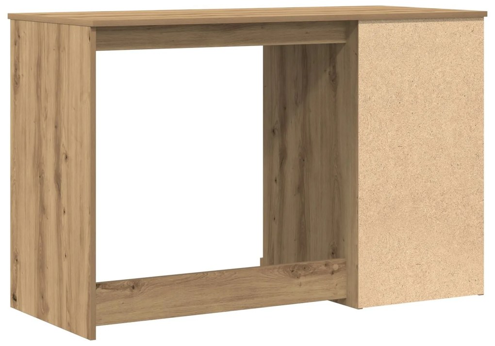 Mesa vidaXL com Armazenamento Carvalho Artesanal 50x115x75 cm em Madei