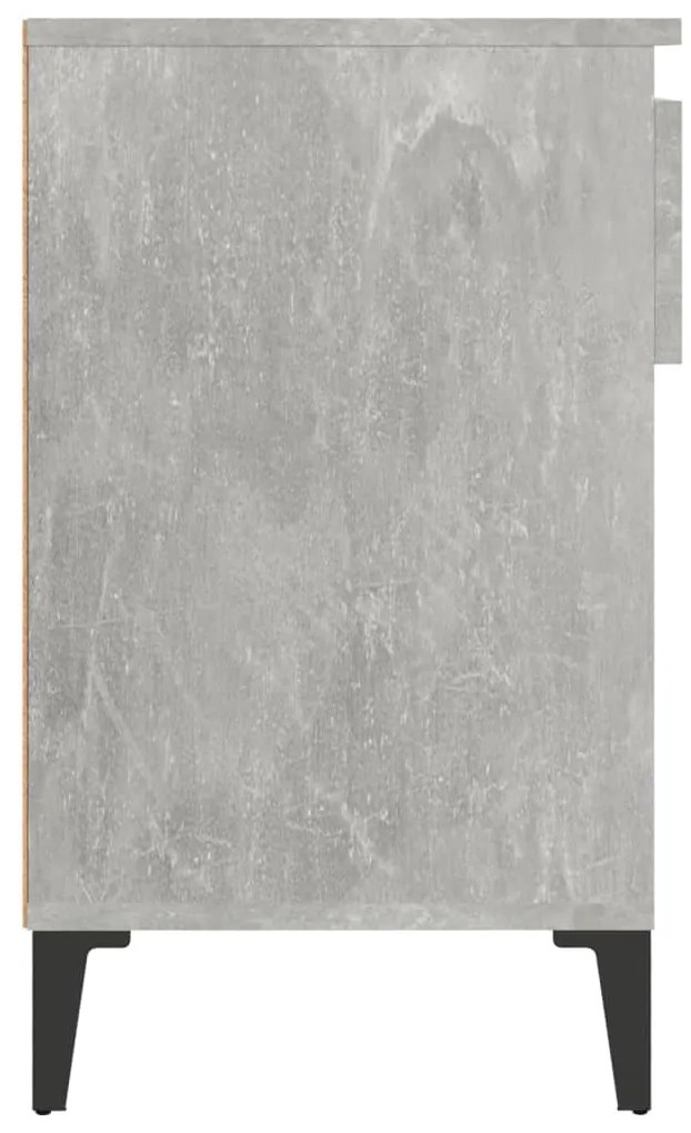 Sapateira 102x36x60 cm derivados de madeira cinzento cimento