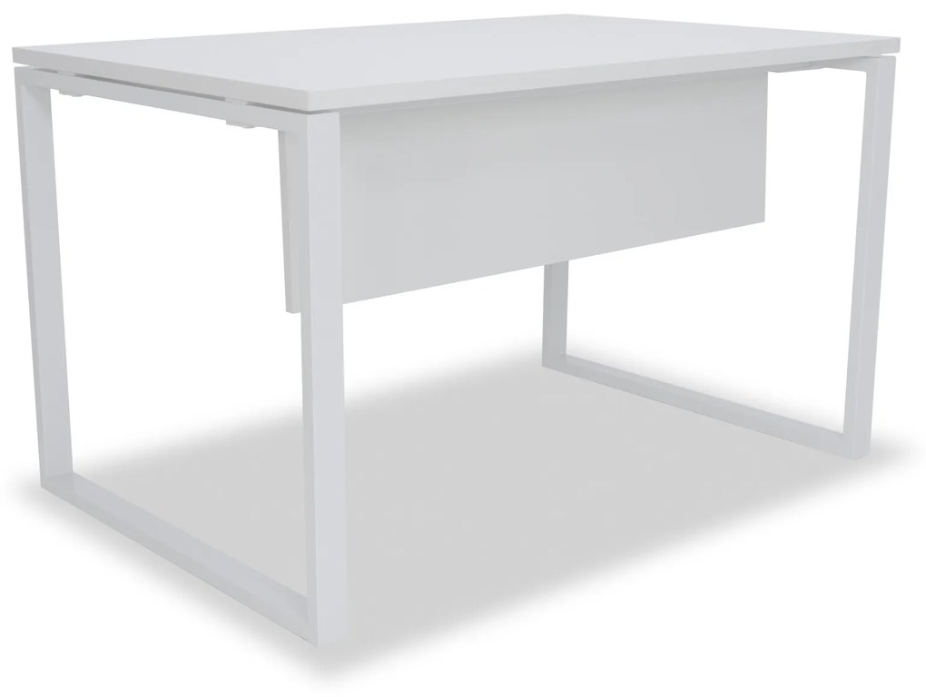 Secretárias de Escritório 1800x800x740mm Kclose Melamina Branco / Branco