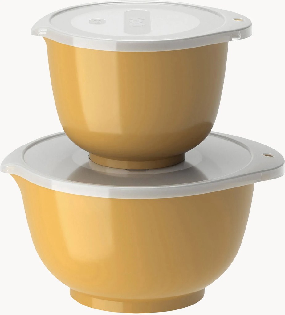 Taças de mistura com tampas Margarethe, conjunto de 2
