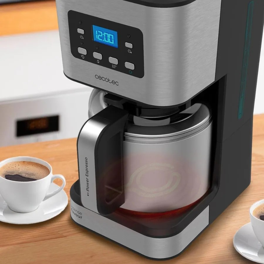 Máquina de café de gotejamento Coffee 66 Drop &amp; Thermo em aço inoxidável
