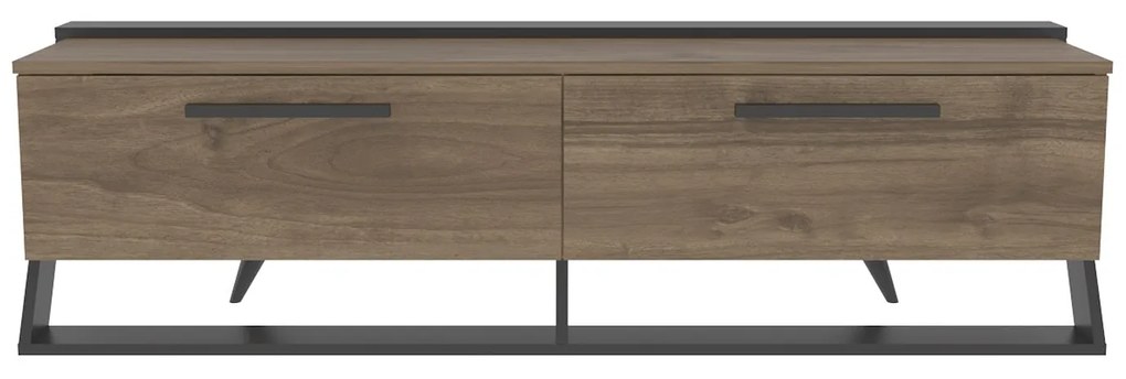 Móvel TV Astrid – Nogueira Preta – 163,8x46,8x36,6 cm