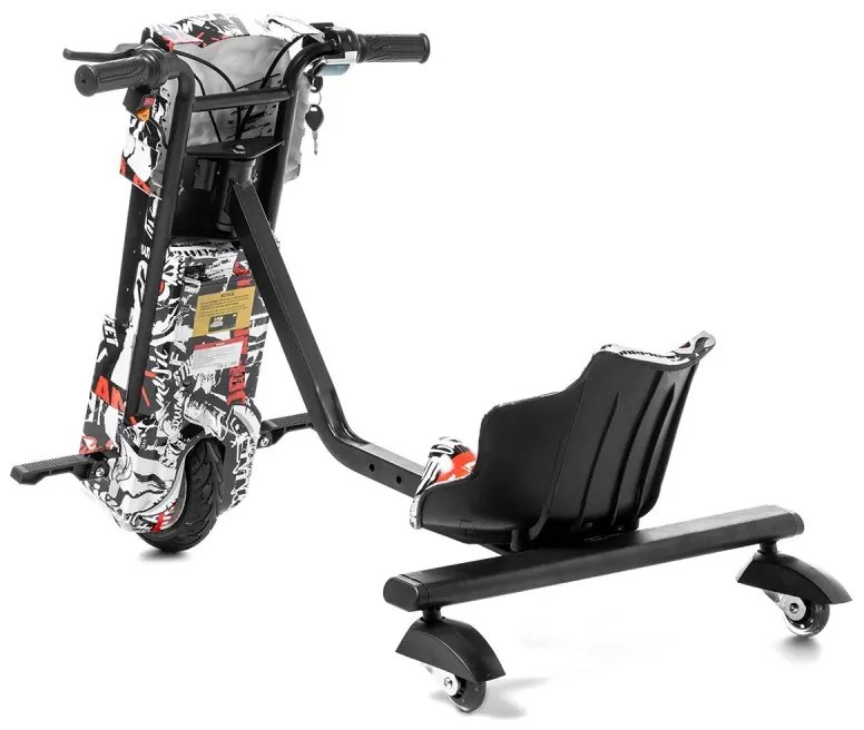 Triciclo elétrico para crianças Drift 36v Branco