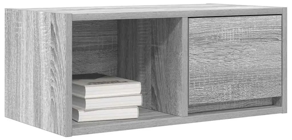 Móveis TV 2 pcs 60x31x25,5 cm derivados madeira cinzento sonoma