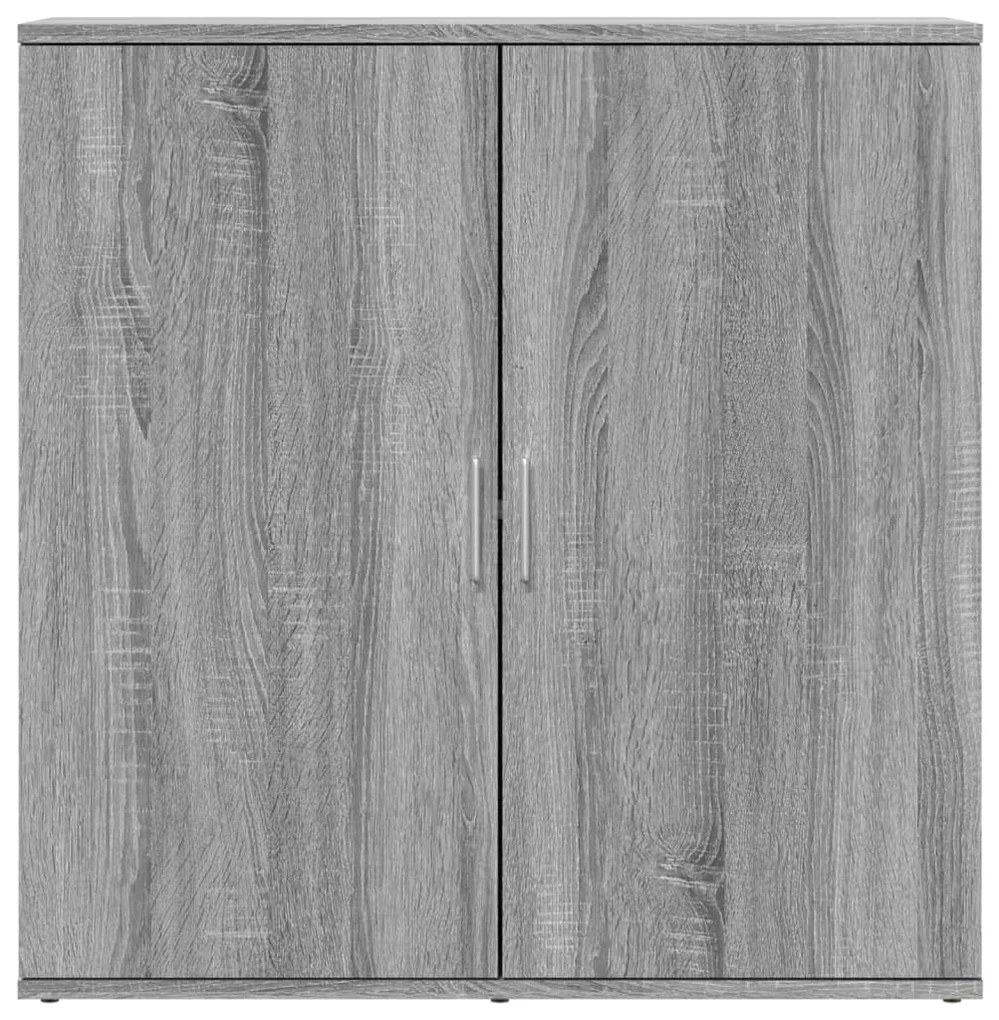 Aparadores 2 pcs 79x38x80 cm derivados madeira cinzento sonoma