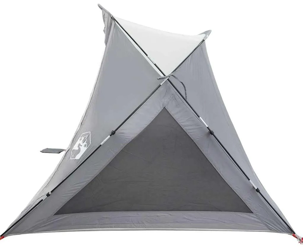 Tenda de praia 2 Pessoas impermeável cinzento