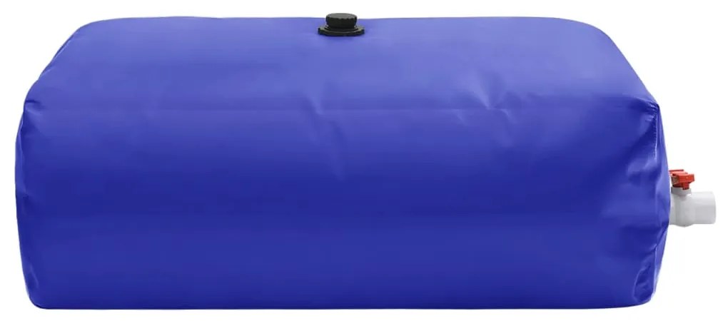 Depósito de água dobrável com torneira 500 L PVC