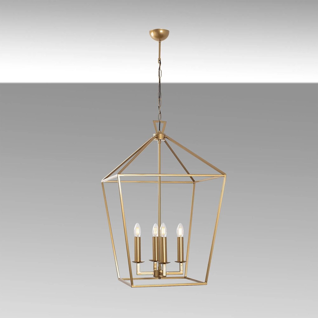 Chandelier Till – Dourado – 50 x 71 x 123 cm