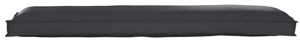 Cushions para Palete para Banco 2 pcs Preto 150x40x8 cm Tecido Oxford