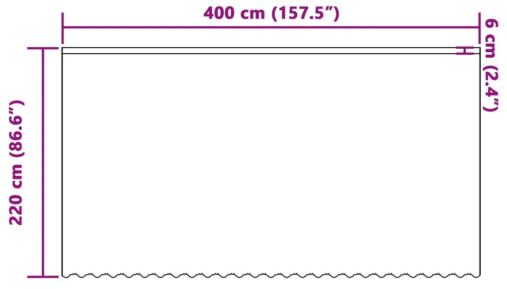 Cortina de Renda com cortinas Floral Branco 400 x 220 cm Poliéster