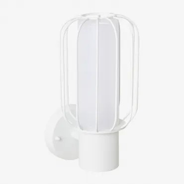 Candeeiro De Parede Exterior Arveta De Aço Inox Branco - Sklum