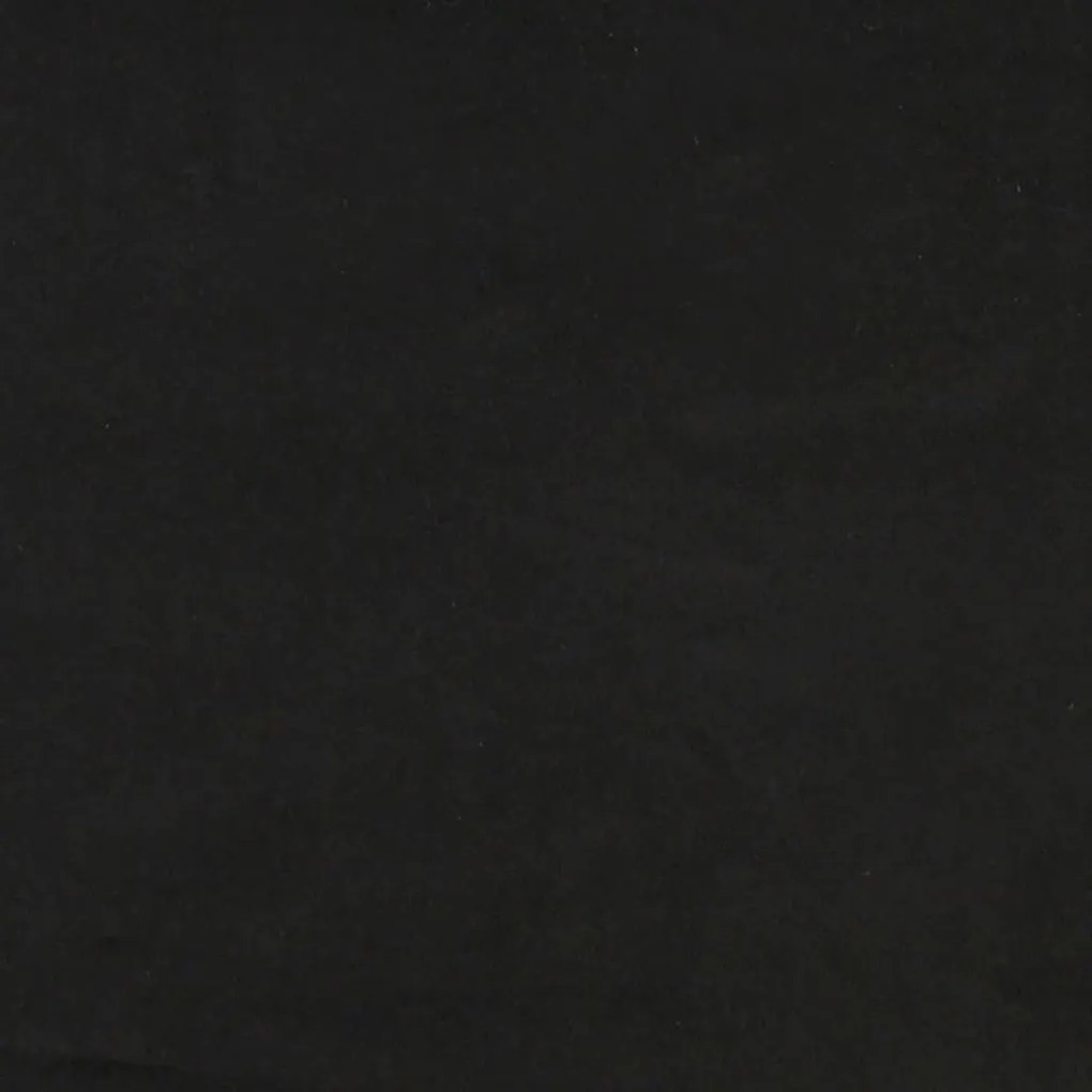 Sofá-cama com gavetão 100x200 cm veludo preto