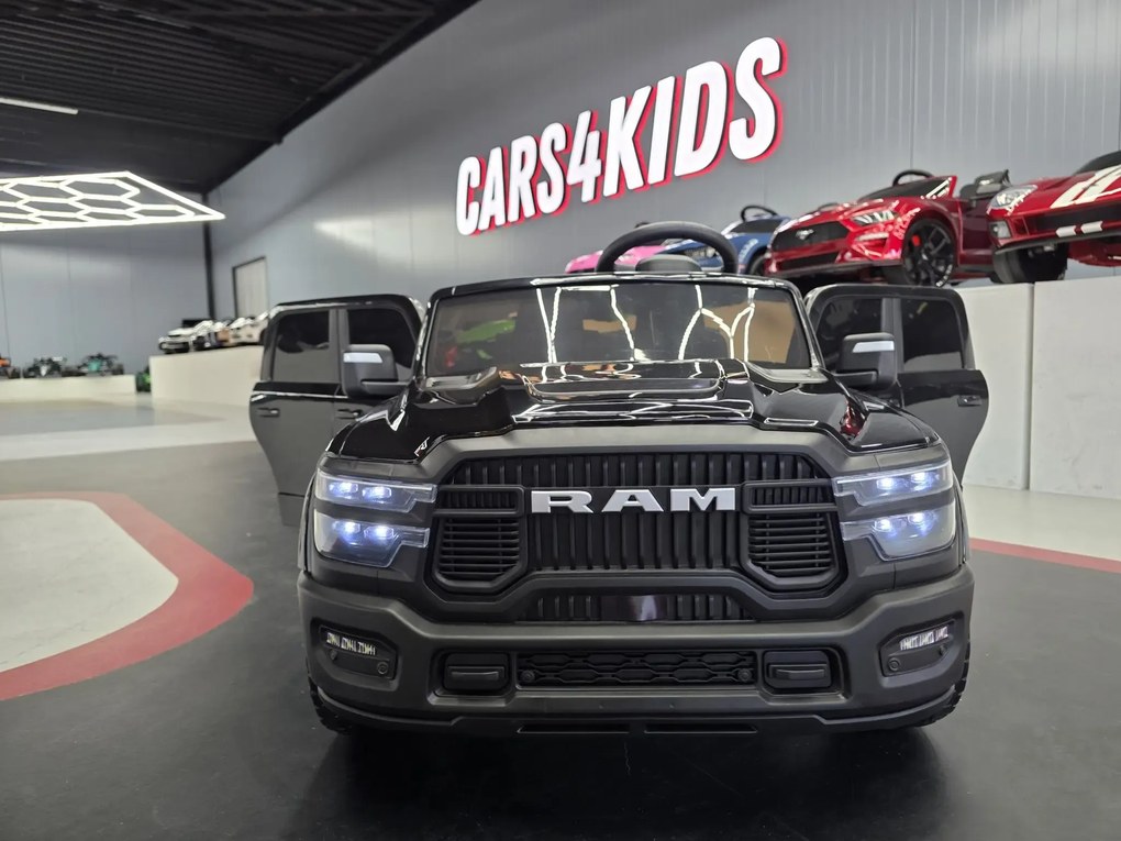 Carrinha Infantil bateria Dodge RAM 12V, Rodas EVA preto