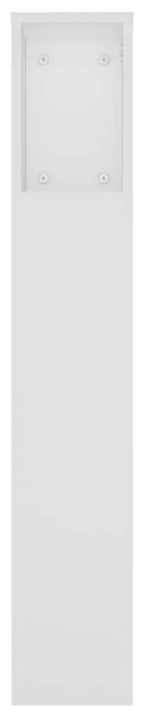 Armário de cabeceira 180x18,5x104,5 cm branco