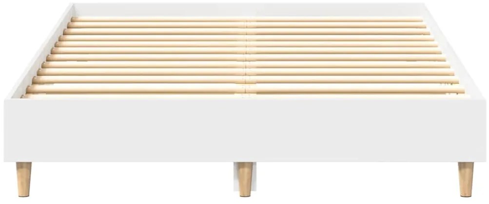 Estrutura de cama sem colchão 140x190 cm branco