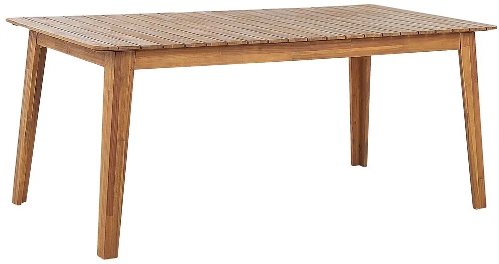 Mesa de jantar em madeira de acácia clara 180 x 90 cm FORNELLI Beliani