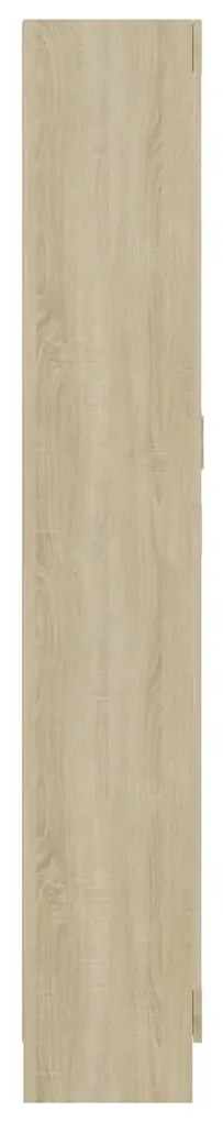 Estante 82,5x30,5x185,5 cm derivados de madeira carvalho sonoma