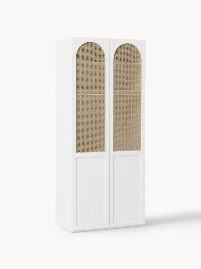 Roupeiro modular com portas de batente Jeanne, L 100 cm, vários tamanhos