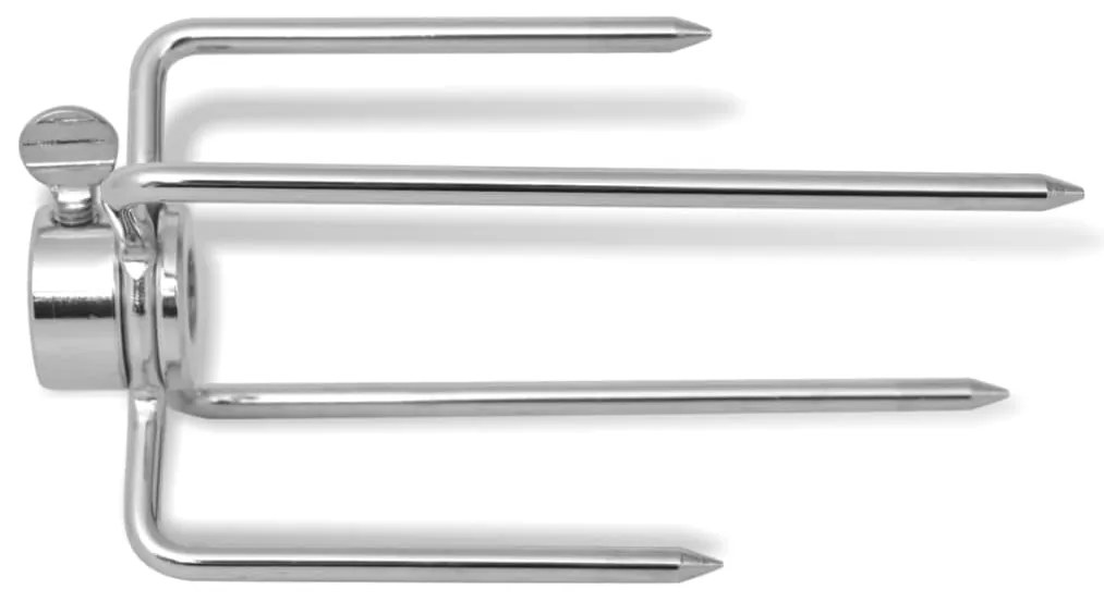 Espetos de churrasqueira BBQ 2 pcs Aço