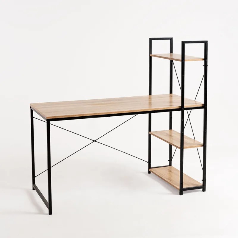 Secretária Kecil Preto 140 cm