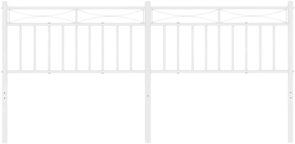 Cabeceira de cama 180 cm metal branco