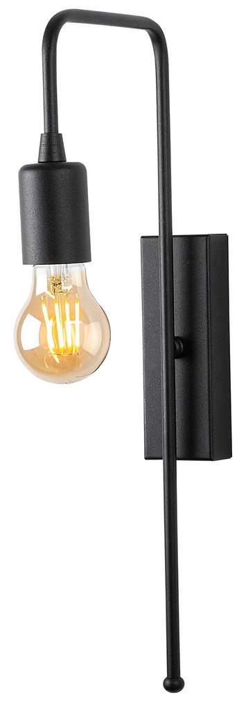 Candeeiro de Parede Mum – Preto – 6 x 22 cm