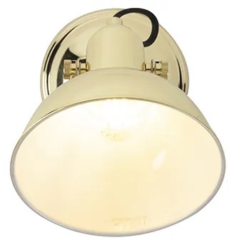 Spot redondo industrial dourado 1-light - Tommy Industrial