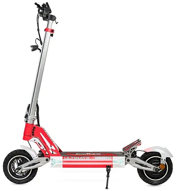 Trotinete eléctrica Bateria Litio 48V M41 Tank | 2025 Model Velocidade até 45km/h, Autonomia até 40 - 50km Vermelho/Fucsia