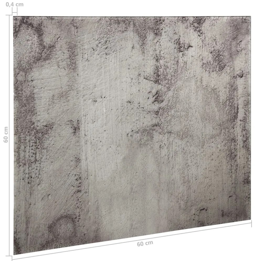 Quadro magnético em vidro para parede 60x60 cm
