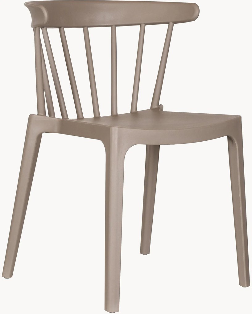 Cadeiras de jardim empilháveis Bliss, conjunto de 2