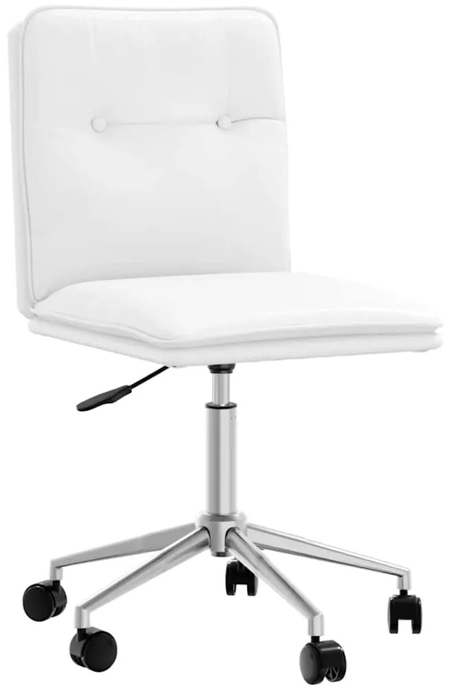 Cadeiras de jantar 4 pcs couro artificial branco