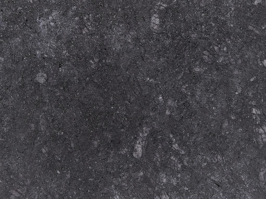 Base de guarda-sol em granito preto 45 x 45 cm CEGGIA Beliani